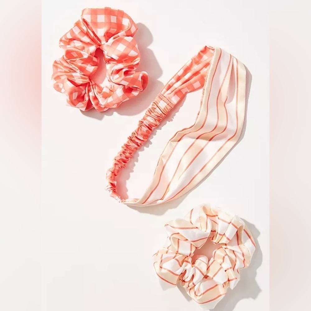 ANTHROPOLOGIE Printed Headband And Scrunchie Set NWT